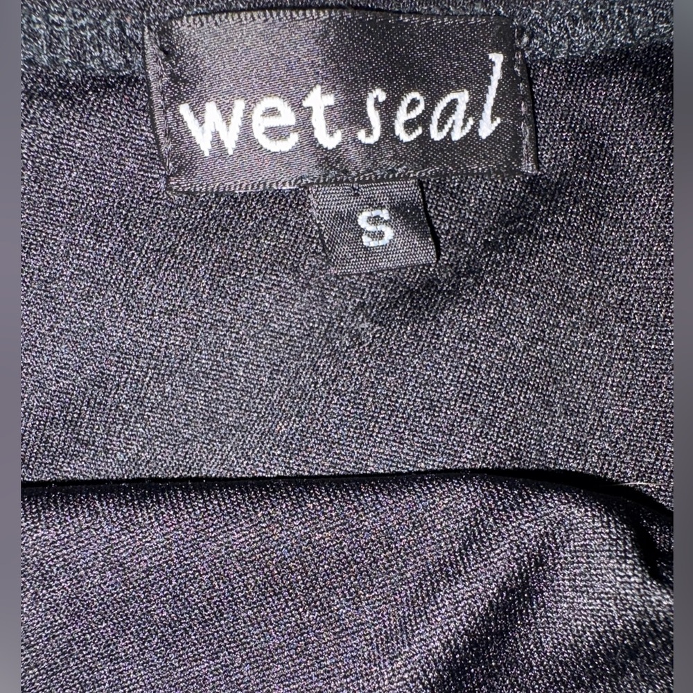Wet Seal Black Asymmetrical Dress - Picture 2 of 3